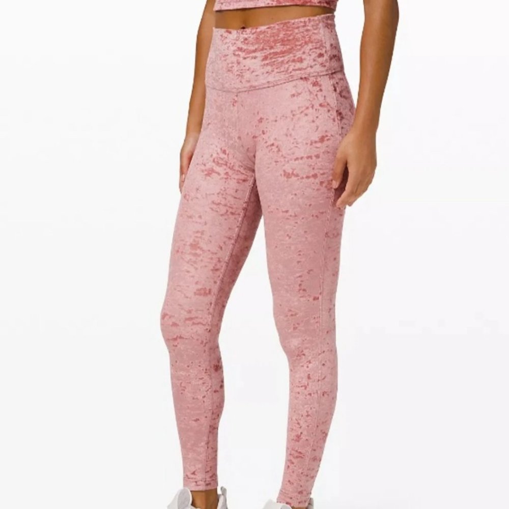 Lululemon Crushed Velvet Tights